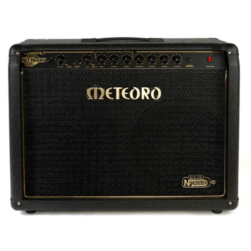 Amplificador Meteoro Nitrous Drive GS160 160W 12 Polegadas Híbrido Pré-Valvulado com 2 Canais 4 Timbres Chaves Reverb e 2 Falantes 12