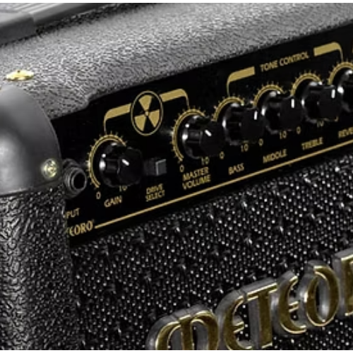 Amplificador Meteoro Atomic Drive 20 20W 8 Polegadas Híbrido Pré-Valvulado com 2 Canais Reverb Drive Integrado e Falante 8