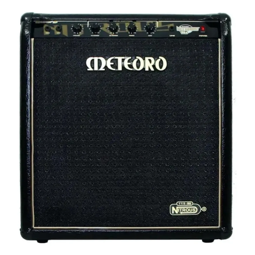 Amplificador Meteoro Nitrous CB150 150W 15 Polegadas para Contrabaixo com Equalizador 4 Bandas 2 Entradas (Passiva/Ativa) Saída para Caixa Externa e Saída de Linha para Som Claro e Potente