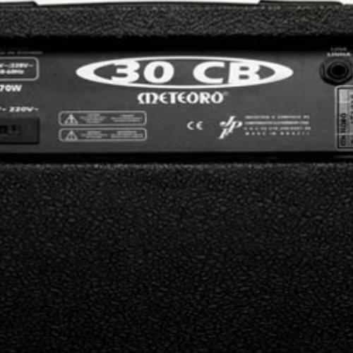 Amplificador Meteoro Thor CB 30 30W 8 Polegadas para Contrabaixo com Falante 8" Entrada Alta Impedância Saídas para Caixa Externa