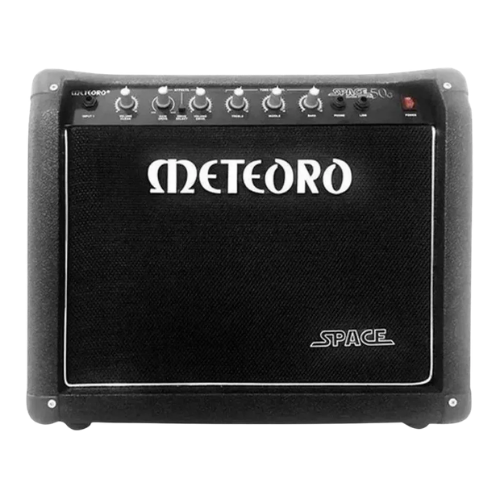 Amplificador Meteoro Space Guitar 50W RMS 10" para Guitarra com Falante 10 Polegadas, 2 Canais Clean/Drive, Reverb, EQ 3 Bandas e Auxiliar