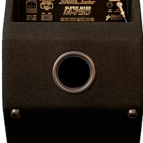 Amplificador Meteoro Space Jr. Super Bass M750 75W 10 Polegadas para Contrabaixo com Falante 10" e Entradas Hi/Low para Som de Alta Definição em Formato Monitor Compacto