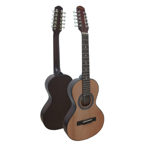 Viola Caipira Acústica Marquês VIL46 NS AC Ponteio Natural Fosco com Tampo Fundo e Laterais em Plywood Laminado Braço em Cedro e Escala em Rosewood