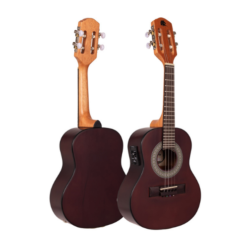 Cavaco Eletroacústico Marquês CA135 CTS EQ Castanho Fosco Estudante com Tampo Fundo e Laterais em Plywood Laminado Braço em Cedro Escala em Rosewood com 20 Trastes em Alpaca Equalizador Ativo UK-300T 2 Bandas