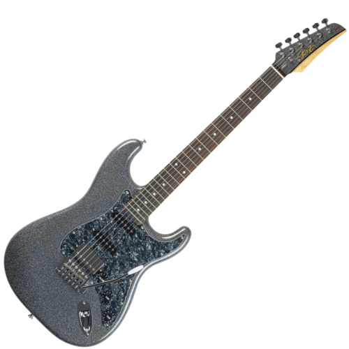 Guitarra Seizi Fun Katana Musashi HSS Space Grey Sparkle Captadores Chidori HSS Ponte Tremolo e Bag 10360993