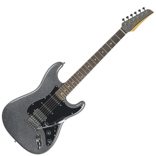 Guitarra Seizi Fun Katana Musashi HSS Space Grey Sparkle Captadores Chidori HSS Ponte Tremolo Escudo Preto e Bag 10361146