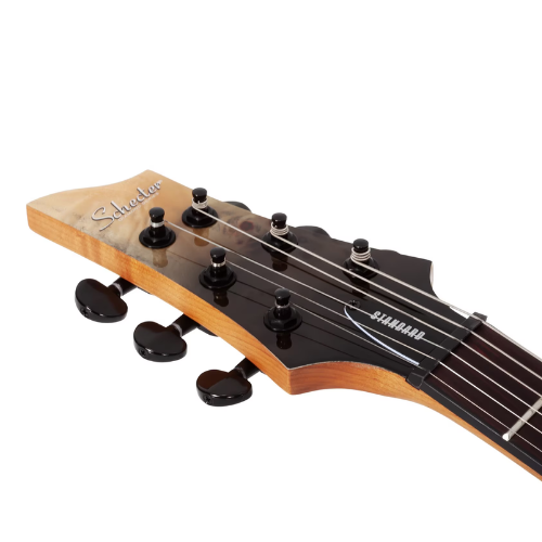 Guitarra Schecter C-1 Standard Canhoto Blood Burst BFBB Corpo em Mogno e Topo Burl Figurado Braço em Bordo Torrado Escala em Jacarandá com Captadores Schecter Diamond Standard Ponte Schecter Diamond Hardtail 3952
