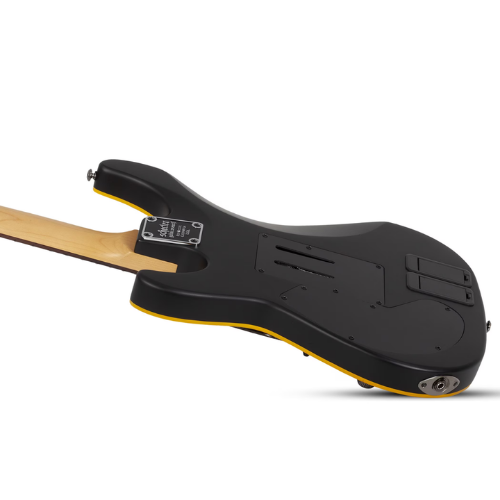Guitarra Schecter Demon-6 FR S Aged Black Satin com Corpo em