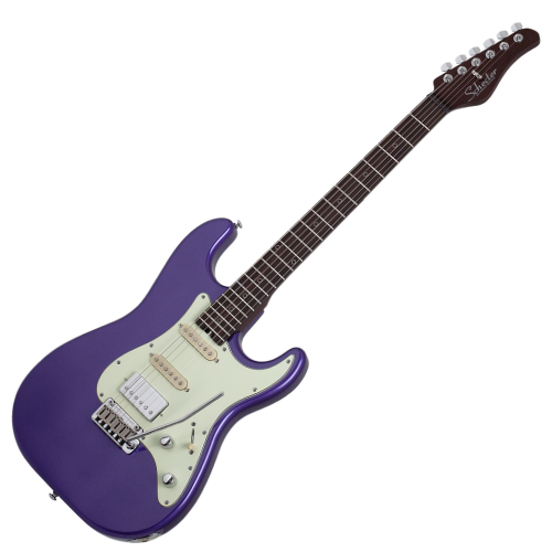 Guitarra Schecter Nick Johnston Traditional HSS 10th Anniversary com Corpo em Alder Braço Wenge Bolt-on Perfil Nick Johnston Escala em Ébano com 22 Jumbo Stainless Steel Frets Captadores Schecter USA Nick Johnston Subatomic HSS 1156