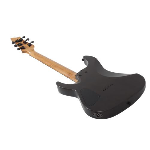 Guitarra Schecter C-1 Standard Plus Emerald Blue Burst com Corpo em Basswood Braço Maple Bolt-on Perfil Thin Escala em Pau-Ferro com Captadores Schecter Diamond SuperRock HH Ponte TonePros Tune-O-Matic 3938