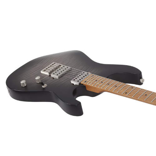 Guitarra Schecter C-1 Standard Plus Trans Blue Burst com Corpo em Basswood Braço Maple Bolt-on Perfil Thin Escala em Pau-Ferro com 24 Captadores Schecter Diamond SuperRock HH Ponte TonePros Tune-O-Matic 3936