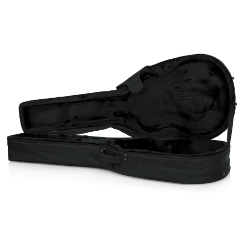 Case para Baixolão Acústico Gator Gc Ac Bass com Estrutura Rígida Interior em Espuma EPS Moldada com Revestimento Aveludado Alça de Ombro Removível Alça de Transporte Reforçada e 2 Compartimentos para Acessórios