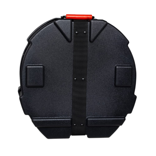 Case para Caixa de Bateria Gator GPC 1455 SD 14x5.5 com Estrutura Rotomoldada Ultra Resistente Interior em Microveludo Vermelho com Espuma Acolchoada Alças Ergonômicas Travas Reforçadas e Sistema de Empilhamento Gator Grooves