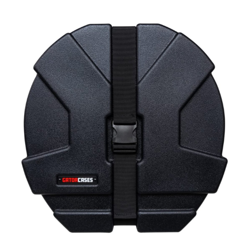 Case para Surdo de Bateria Gator GPC 1414 14x14 com Estrutura Rotomoldada Ultra Resistente Interior em Microveludo Vermelho com Espuma Acolchoada Alças Ergonômicas Travas Reforçadas e Sistema de Empilhamento Gator Grooves