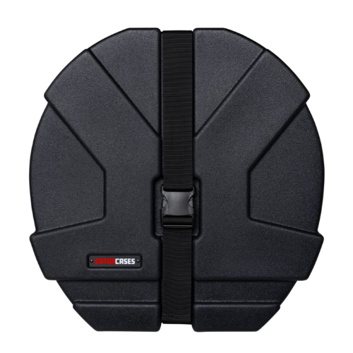 Case para Surdo de Bateria Gator GPC 1616 16x16 com Estrutura Rotomoldada Ultra Resistente Interior em Microveludo Vermelho com Espuma Acolchoada Alças Ergonômicas Travas Reforçadas e Sistema de Empilhamento Gator Grooves