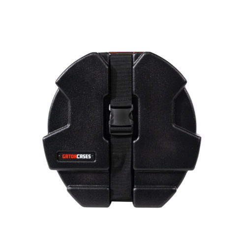 Case para Tom de Bateria Gator GPC 1008 10x8 com Estrutura Rotomoldada Ultra Resistente Interior em Microveludo Vermelho com Espuma Acolchoada Alças Ergonômicas Travas Reforçadas e Sistema de Empilhamento Gator Grooves
