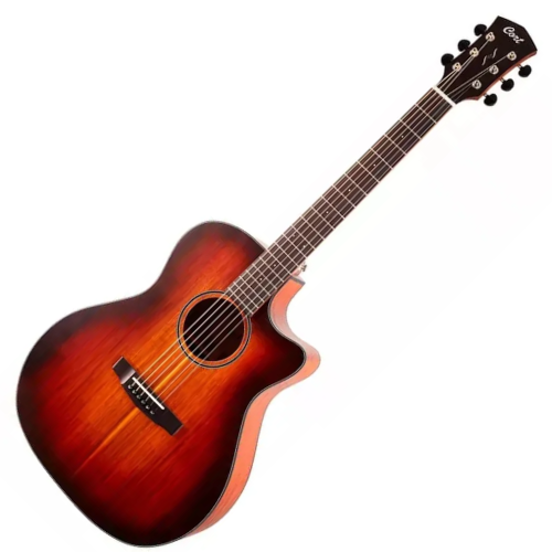 Violão Eletroacústico Cort Core GA ABW OPLB All Solid Blackwood Grand Auditorium com Cutaway Veneziano Tampo/Fundo/Laterais Blackwood Maciço Braço Mahogany Escala Ovangkol Equalizador Fishman Sonitone
