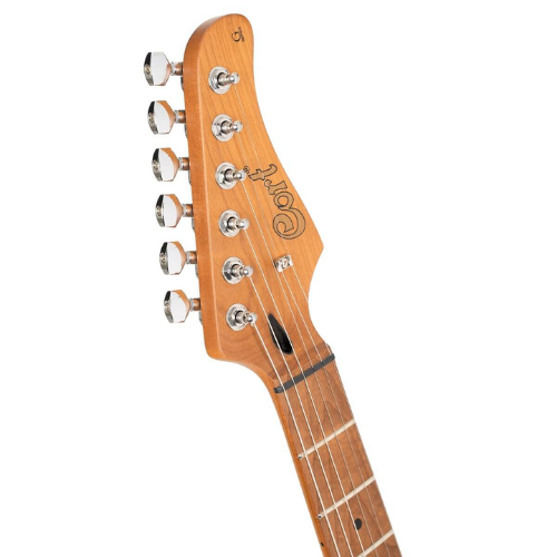 Guitarra Cort G200SE Seafoam Green com Corpo Poplar Braço Roasted Maple Bolt-On Escala Roasted Maple Captadores Cort Powersound HSS Ponte 6-Point Vintage-Style Tremolo 22 Trastes