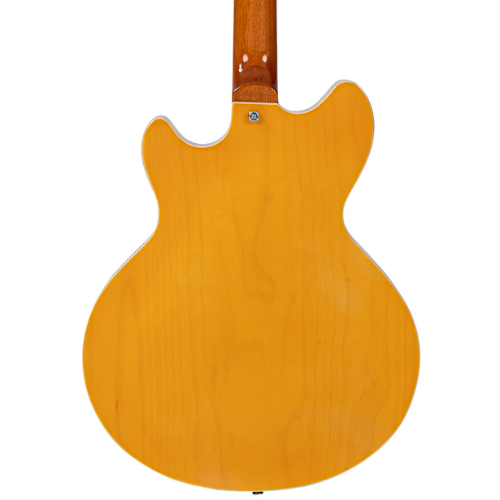 Contrabaixo Vintage Revo VRS 450 N Supreme Semi-Acústico Natural com Corpo Maple Braço Maple Escala Jatobá 22 Trastes 2 Captadores Alan Entwistle