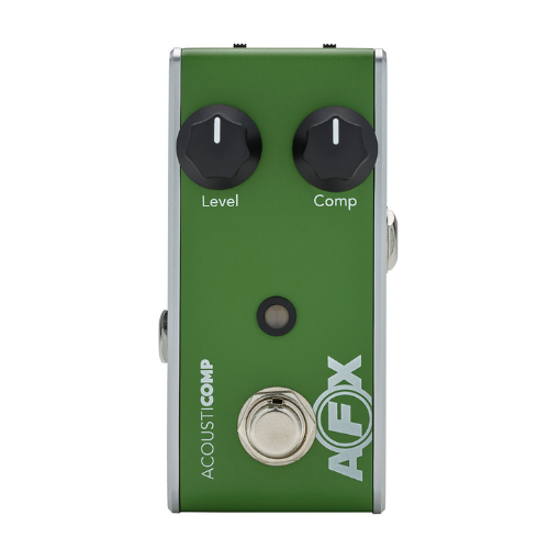 Pedal Fishman AFX Acousticomp Acoustic Mini Compressor PRO-AFX-CM2 com Compressão e Level