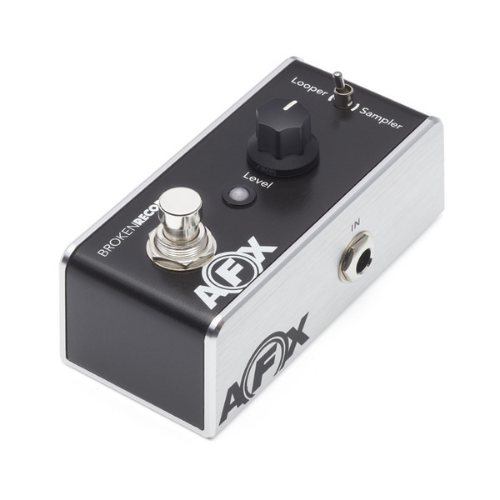 Pedal Fishman AFX Broken Record Acoustic Mini Looper PRO-AFX-LP2 com Looping Sampler e Transferência USB