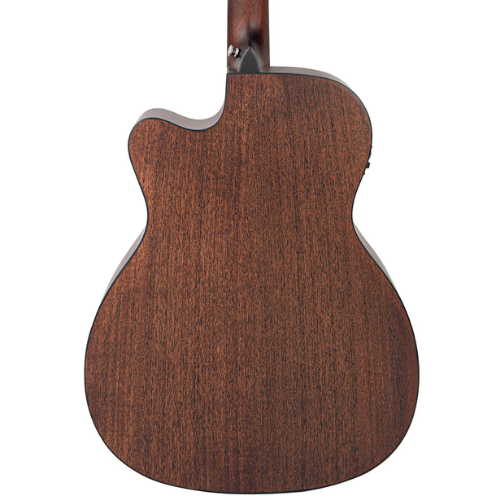 Violão Vintage VEC300N Stage Series Folk Cutaway Natural Eletroacústico com Tampo Spruce Sólido Corpo Mogno Braço Mogno Escala HPL 20 Trastes 3 Band EQ com Phase e Tuner