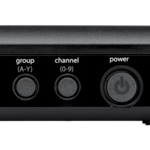 Receptor Shure BLX4 M15 Sem Fio UHF 1 Canal com Rack Mount QuickScan 12 Canais Antenas Removíveis XLR