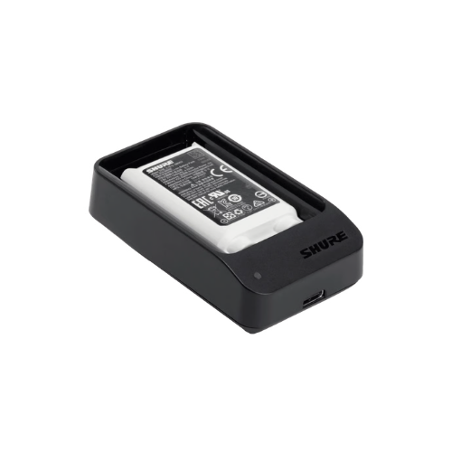 Carregador Shure SBC10 903 Single Slot para Bateria SB903 Íons de Lítio USB Alimentado para Transmissores SLX-D