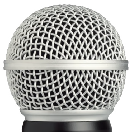 Cápsula Shure RPW112 SM58 Sem Fio com Conjunto de Alojamento e Grade Fosca Dinâmico Cardioide para Transmissores de Mão