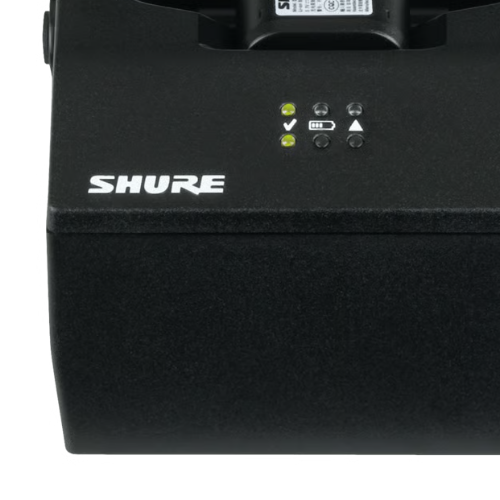 Estação de Carregamento Shure SBC200 Dual Docking para 2 Baterias SB900C Íons de Lítio com ou sem Fonte de Alimentação