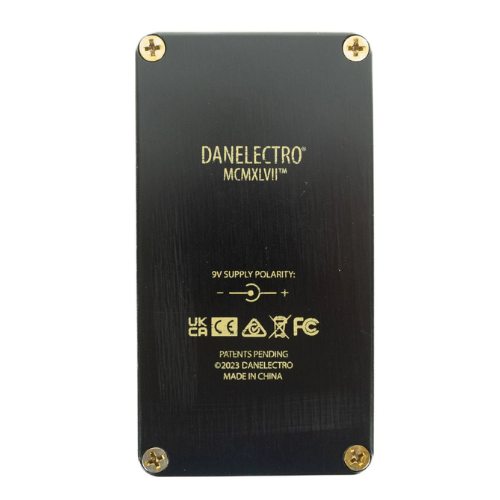 Pedal Danelectro N-66 Nichols 1966 Fuzz Drive com Circuito Analógico NOS e Transistores New Old Stock