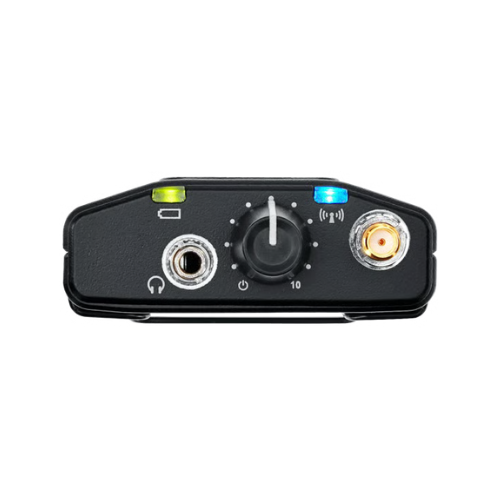 Receptor Bodypack Shure P9RA Sem Fio UHF Estéreo Híbrido Analógico/Digital G6 com CueMode MixMode Scan & Sync EQ Paramétrico 4 Bandas e Compatível com Bateria SB900C