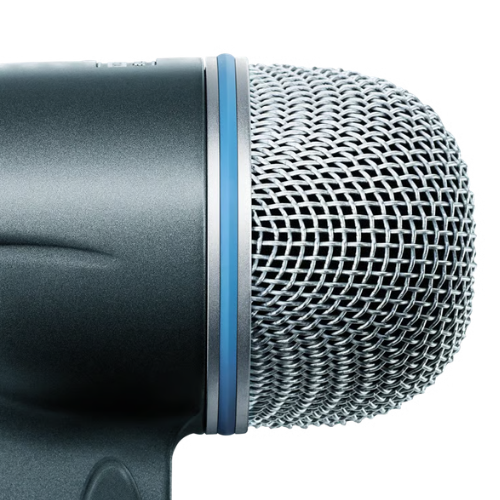 Microfone Shure Beta 52A para Bumbo e Baixo Dinâmico Supercardioide com Mount Integrado XLR Shock-Mount Pneumático Neodímio Grade Metálica Resistente