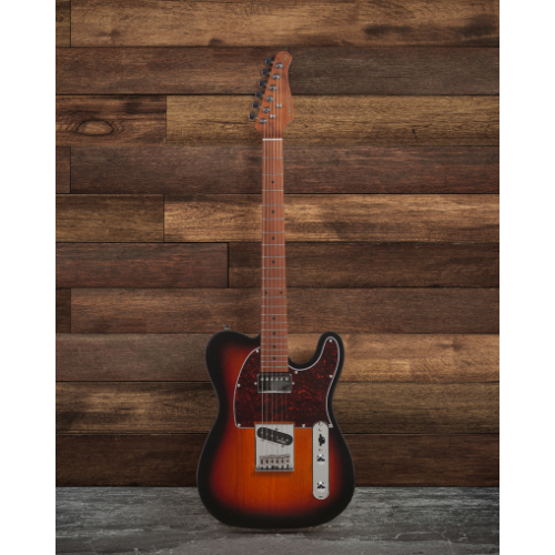 Guitarra Benson Hardy HD 905 M 3TS TT Chrome com Corpo Alder Braço Maple Parafusado Escala Maple 22 Trastes Captadores Wilkinson HS e Bag