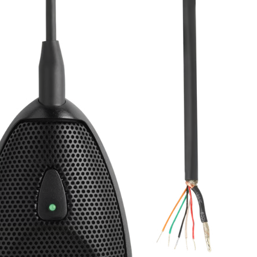 Microfone Shure MX392/C Microflex de Mesa Condensador Cardioide com Chave de Membrana Silenciosa Programável Indicador LED Lógica TTL Entrada e Saída Pré-amplificador e Cabo de Saída Inferior