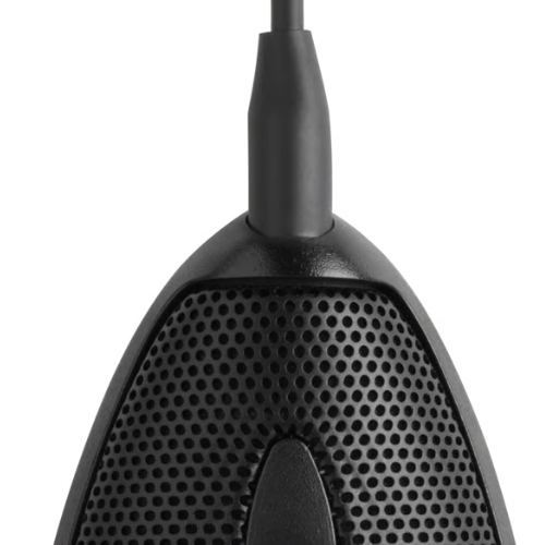 Microfone Shure MX392/O Microflex de Mesa Condensador Omnidirecional com Chave de Membrana Silenciosa Programável Indicador LED Lógica TTL Entrada e Saída Pré-amplificador e Cabo de Saída Inferior