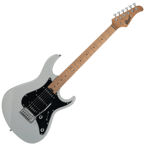 Guitarra Cort G290 Modern PGR Pale Graphite com Captadores HSS Seymour Duncan TB4 e Voiced Tone Ponte Tremolo CFA-III