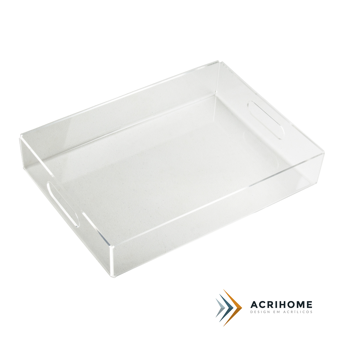 Bandeja Transparente em Acrílico | ACRIHOME - Acrihome Design em Acrílicos