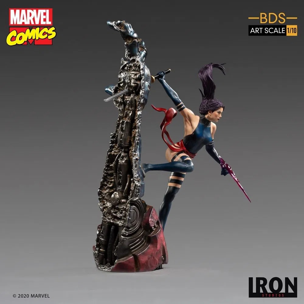 ESTÁTUA PSYLOCKE - X-MEN - ESCALA 1/10 - IRON STUDIOS - DS Games