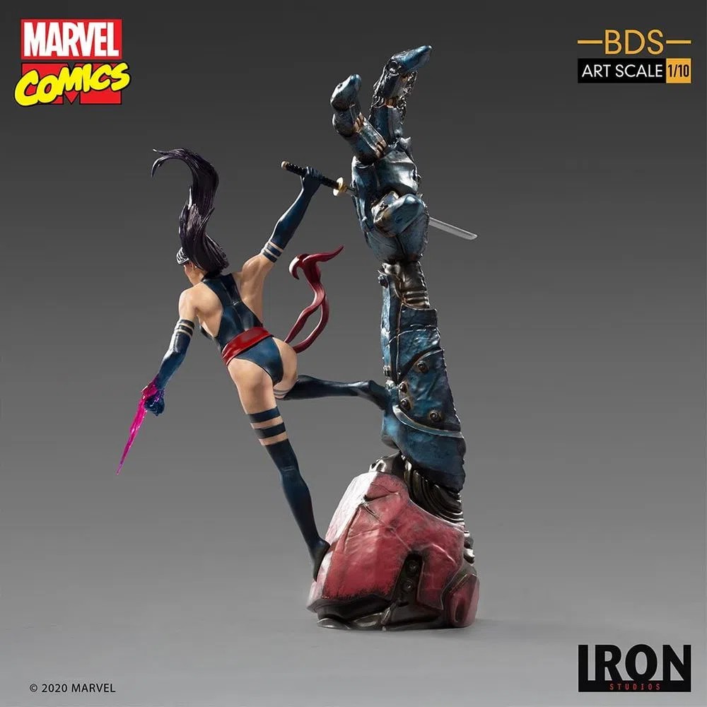 ESTÁTUA PSYLOCKE - X-MEN - ESCALA 1/10 - IRON STUDIOS - DS Games