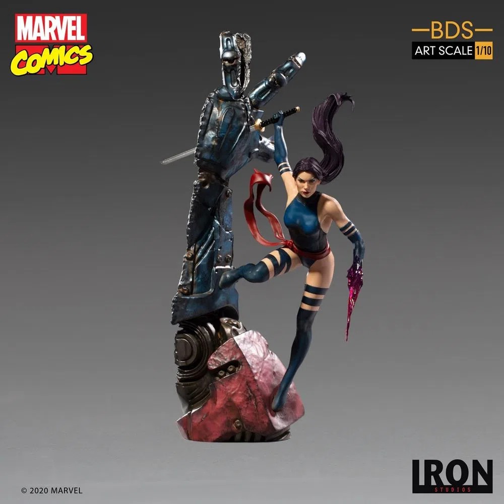 ESTÁTUA PSYLOCKE - X-MEN - ESCALA 1/10 - IRON STUDIOS - DS Games