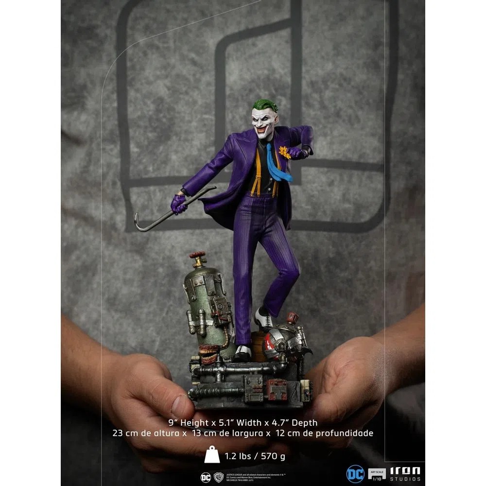 ESTÁTUA THEJOKER REGULAR 1/10 - IRON STUDIOS - DS Games Atibaia