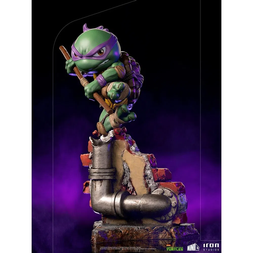 ESTÁTUA DONATELLO - TMNT - MINICO - IRON STUDIOS - DS Games Atibaia