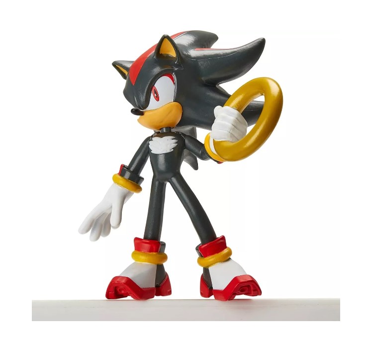 BONECO SHADOW THE HEDGEHOG - ACTION FIGURE MONTÁVEL 10 CM - DS