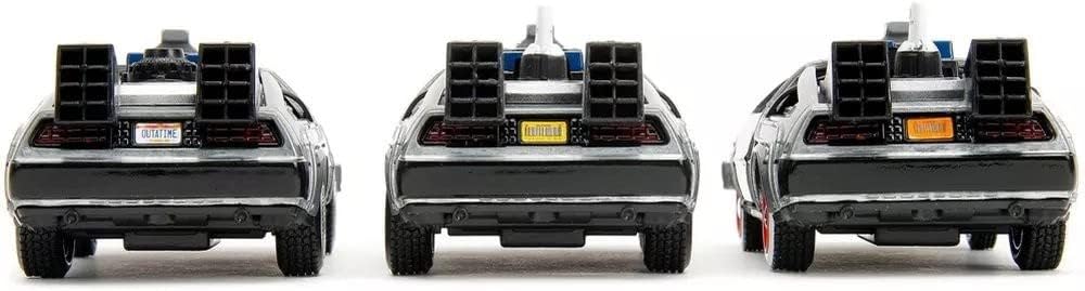 Pack DeLorean - De Volta para o Futuro - Jada Toys - 1/32 - DS