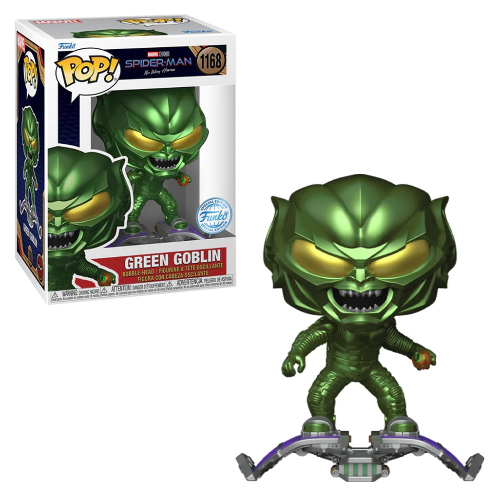 FUNKO POP MARVEL SPIDER-MAN - GREEN GOBLIN 1168 - DS Games Atibaia