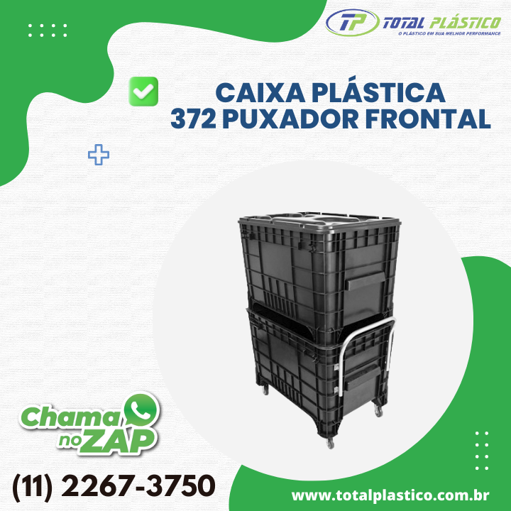 Caixa Plástica 372 – Puxador Frontal - (11) 2267-3750. - Total