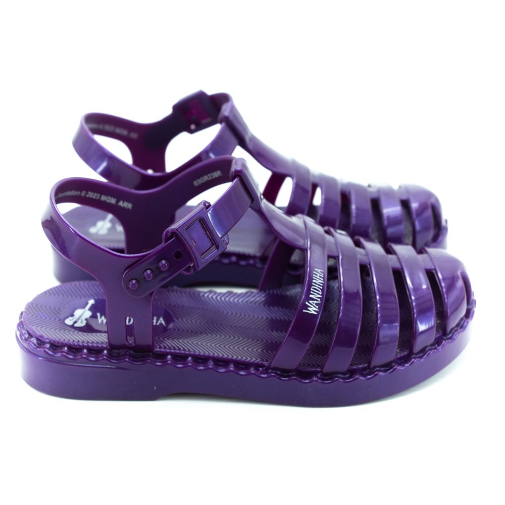 Sandália Grendene Kids Wandinha Collection Roxo