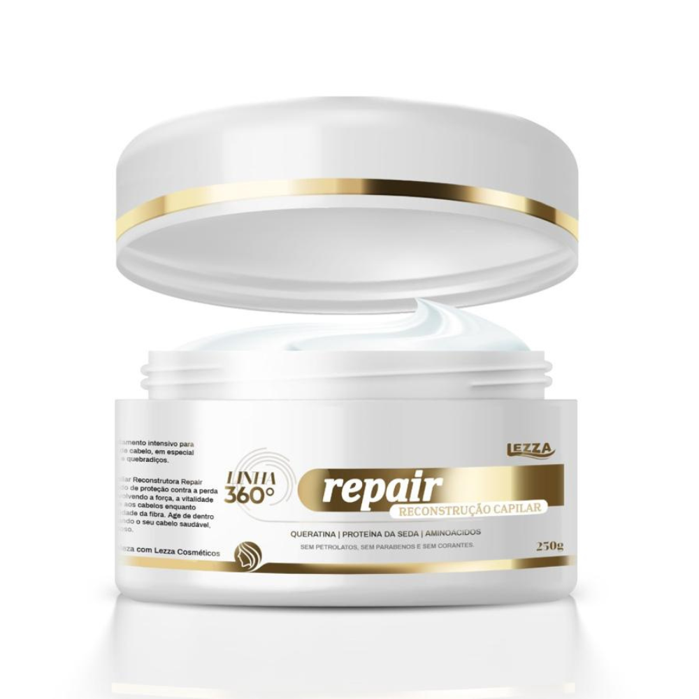Máscara Repair Reconstrução Capilar- 250g - Lezza Cosméticos