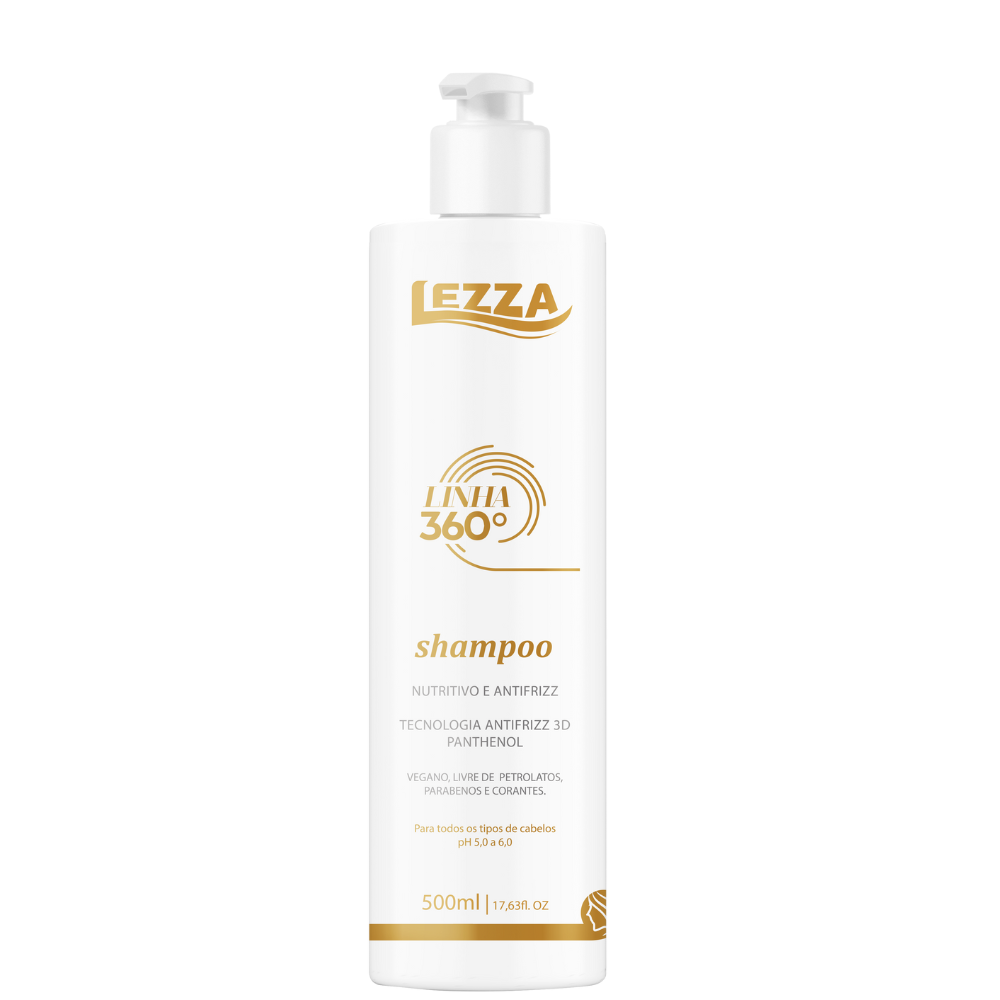 Shampoo Nutritivo Antifrizz- 500mL - Lezza Cosméticos